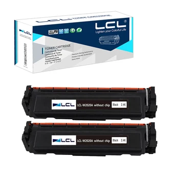 LCL 414A 414X W2020A (2-Pack,Black) Toner Kartuše Brez čipa Združljiv za HP Color Laserjet Pro MFP M479fdw