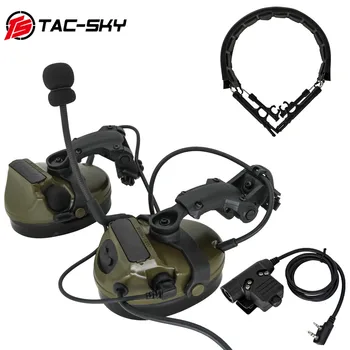 TAC-NEBO Taktično LOKA Čelada Železniškega Adapter COMTAC III Taktično Slušalke Electroni Airsoft Slušalke z PG Adapter Taktično U94 Pg