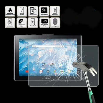 Tablični Kaljeno Steklo Screen Protector Kritje za Acer Iconia Ene 10 B3-A40FHD - Zaslon Film Zaščitnik Straže Kritje