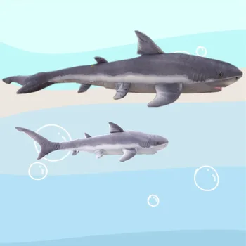 Velika size100/140 cm Shark plišastih igrač igrača živali simulira psov blazino lutka za otroke za rojstni dan Počitnice darila