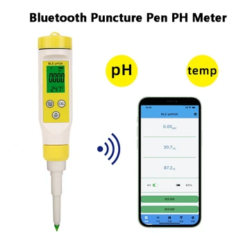 Bluetooth Punkcijo Pero PH Meter Digitalni Smart Visoko Natančnost PH Tester Akvarij Plavanje Vode, Mleka, Sira Tal Analizatorji Orodja