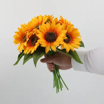Umetno s Ponaredek Cvetje, Šopke Cvetlični Doma Poročne Dekoracije