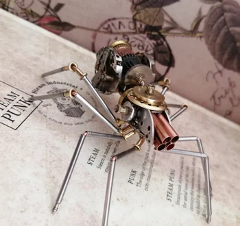 New Posebna Ponudba Kovin Litje DIY Insektov Mehanske Pajek Umetnosti Miniaturni Kiparstvo Notranje Pohištvo Potrebščine Zaslon Igrača