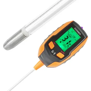 1pc 4 in1 Tla PH Tester Za Temperaturo/sončna Svetloba/Vlage Measurinog Instrument AAA 1,5 V Baterije Gospodinjski Spraviti Tester
