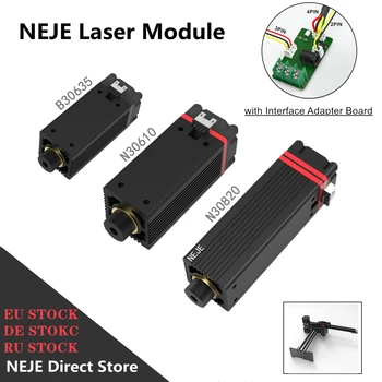 NEJE 20W/10W N30820/N30610 Laser Modul Komplet za 445-450nm CNC Lasersko Graviranje Lesa Stroj S TTL Modulacije za DIY Oblikovanje
