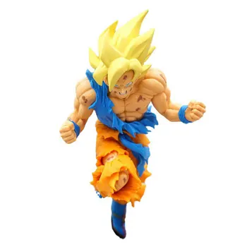 Anime Dragon Ball Z Številke Skok Goku Dejanje Slika 50. Obletnico Super Saiyan Goku Figur Modeli Zbiranja Igrač 19 cm Punčko