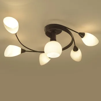 Ameriški led stropna svetilka, dnevna soba svetlobe v spalnici restavracija kreativnih kovanega železa otrok svetilk razsvetljave