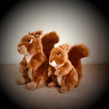 Simulacija rdeče veverice simulacije živali plišastih igrač