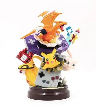 Anime Pikachu Sanje Charizard Igre Konzole PVC Dejanje Zbirateljske Model Igrača Za Otroke, 20 cm
