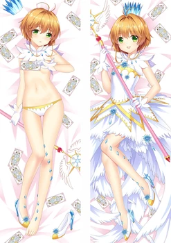 Anime Risanke Cardcaptor Sakura Seksi Telo, Objemala Blazine Primerih Cover Prevleke Poszewki Dakimakura Cosplay Blazino 911017