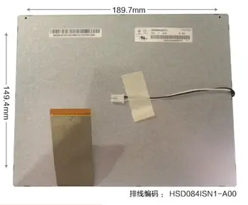 Original HSD084ISN1-A00 industrijske opreme, prenosni konzoli za 8,4 -palčni LCD-zaslon