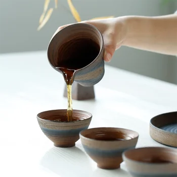 Čaj Skledo, Keramični Teacup Japonski Grobe Keramike Majhne Čajne Skodelice Za Kavo Kitajski Kung Fu Skodelice Drinkware Teaware Obrti Kot Darila