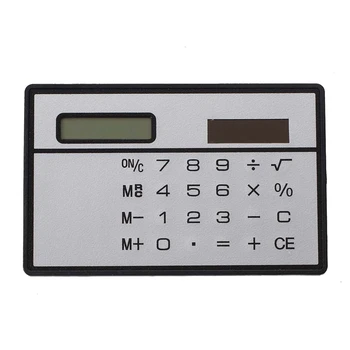Sončne Elektrarne Kreditne Kartice Velika Žepni Kalkulator
