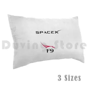 Spacex Falcon 9 Prostora X Raketa Vzglavnik DIY 50x75 Prostora X Spacex Logotip Elon Musk Tesla Spacex Zagon Raketni