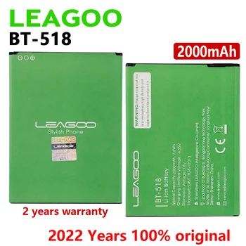Novih 100% Prvotne 2000mAh BT518 Baterija Za LEAGOO M5 Rob BT-518 Varnostno kopijo Telefona Visoko Kakovostne Baterije S Številko za Sledenje