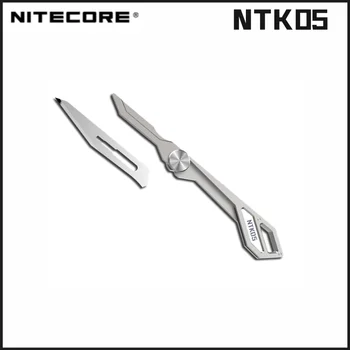 Nitecore NTK05 Mini Nož Multi Funkcionalne Zložljiva UltraTiny Titana Keychain Orodja na Prostem Lovski Tabor Ribolov