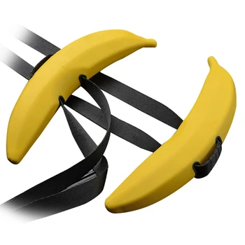 Banana Ox Rog Telovadnici Utežmi Štangla Bar Ročaj Uteži Potegnite Ups Ročaja Obroč Prijemala Trening Za Moč