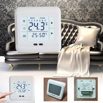 220V NAPAJALNIK, Zaslon na Dotik, Digitalni Termostat Talna Ogrevanja Sobni Termostat za Ogrevanje Sistem Temperaturni Regulator