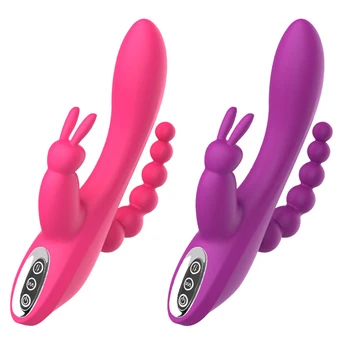 Rabbit Vibrator za G-Spot Vibrator Massager Sex Igrače Za Ženske, Polnilne, Multispeed za par