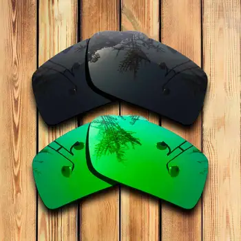 100% Natančno Cut Polarizirana Zamenjava Leč za Costa Del Mar Fantail sončna Očala Solid Black& Green Združujejo Možnosti