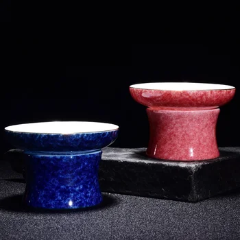 Vintage Čaj Filter Keramike, Porcelana Čaj Puščanje Kava Mleko Cedilo Ustvarjalno Čaj Cedilo Kung Fu Teaware Oprema Dekor Obrti