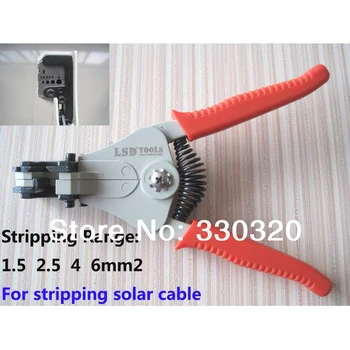 samodejno sončne kabel žica striptizeta stripping orodje, 1.5-6mm2 LS-700E