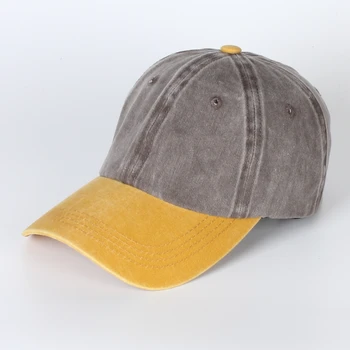 Visoko Kakovostna Zunanja 100% oprati bombaž Letnik Moški Oče klobuki Trdna mešane Barve Baseball ženske klobuk