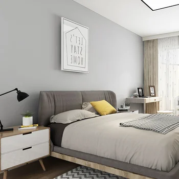 [Nepremočljiva in antifouling] Skandinavski slog sivo Srebrna Cyan ozadje preprosto navaden barva spalnica, dnevna soba, slike za ozadje