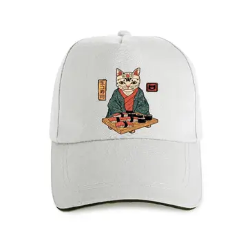 nova kapa klobuk 2021 100% bombaža dolgo Baseball Skp kul japonski mačka tiskanja moških priložnostne o-neckmen svoboden moški