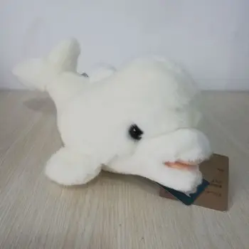 lepa risanka bela dolphin plišastih igrač o 27 cm mehka lutka otroška igrača darilo za rojstni dan b1099