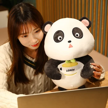 25~60 cm Srčkan Kitajska Risanka Stal Orjaški Panda Lutka Kawaii Polnjene Družino Panda Plišastih Igrač Tolažba Plushie Fantje Dekleta Darilo