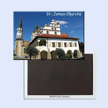 St-James-Cerkev-Levoca-Slovaška Potovanja Sliko, Hladilnik Magneti, 21200,Spominke po vsem Svetu Turističnih Krajine