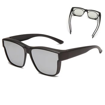 Univerzalni Wea Nad sončna Očala iz Enega kosa Polarizirana Photochromic Moški Ženske Očala Moda Kolesarska Potovanja Reflektivni sončna Očala