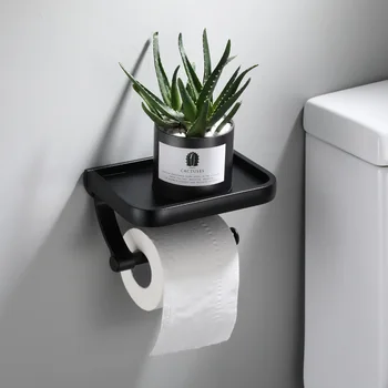 Iz nerjavečega Jekla, toaletni papir držalo oprema kopalnica strojne opreme Za kopalnico police, Stenske Brisačo Držalo Wc Roll Imetnik
