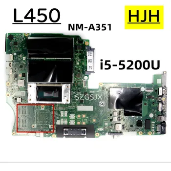 NM-A351 ZA Lenovo ThinkPad L450 Prenosni računalnik z Matično ploščo PROCESOR I5 5200U/5300U DDR3 100% Test