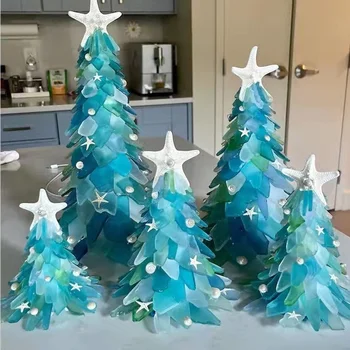 2021 DIY Božično Drevo Mini Okna Okraski Božič Namizje Majhno Božično Drevo Okraski Lepe Modeliranje