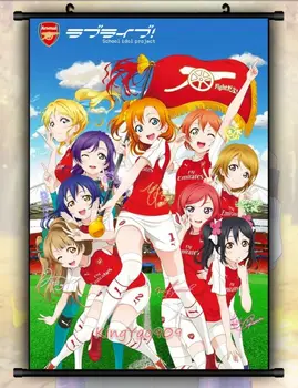 Ljubezen Živi ! Pokrov Anime HD Wall Art Doma Dekoracijo Poiščite Plakat 60*90 cm Doma Dekor Plakat Kaligrafija Slikarstvo, Freska
