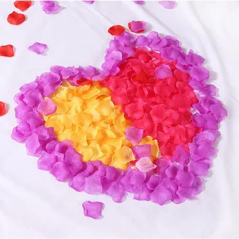 120pcs Simulacije Rose Svile Cvet Latice za Poročno Dekoracijo Stranka Zveze Postavitev Ponaredek Venčni Valentinovo Romantično Venčni