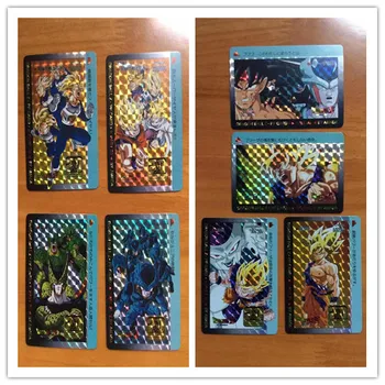BANDAI Dragon Ball Posnemajo PP20 Omejeno Slog Celice 4 Super Saiyan Repinca Vs Frieza Flash Kartice Trdi Kartico Redkih Zbirko Kartice
