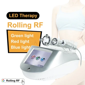 Učinkovito 360 Roller Led Luči, Radio Frekvenca RF Hujšanje Masaža Pralni Lifting Obraza