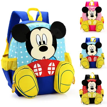 Disney Risanke Nahrbtnik Za Otroka Fantje Dekleta Minnie Mickey Mouse Otrok Kawaii Šolsko Vrtec Šolsko Otroci Darilo