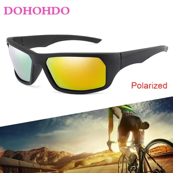 DOHOHDO Moda Polarizirana sončna Očala Ženska, Moški, blagovno Znamko, Design Kvadratnih sončna Očala Moški Šport Vožnje Očala UV400 Oculos De Sol
