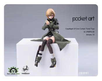 1/12 LYNXPULSE Žep Umetnosti PA001 Anime Dekle Imelia Vojak Slika Model 6 Inch Zbirateljske Igrača Celoten Sklop Lutka