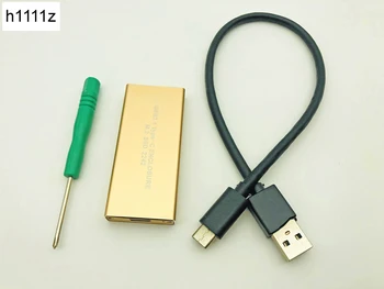 M. 2 NGFF SATA SSD 10Gbps na USB 3.1 Tip-C Pretvornik Napajalnik Ohišje Primeru B Tipka Priključek Za 2230 2242 M. 2 SSD Trdi Disk RAČUNALNIKA